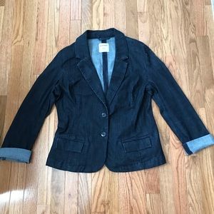 Old Navy Denim Blazer Jacket